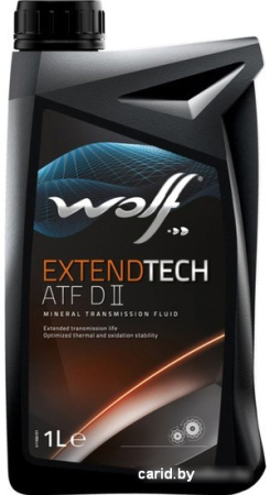 Трансмиссионное масло Wolf ExtendTech ATF DII 1л