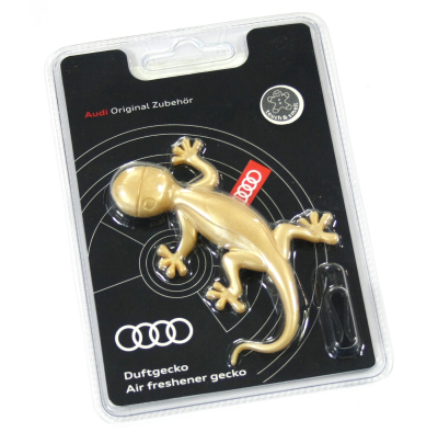 Ароматизатор воздуха в салон Audi Gecko Cockpit Air Freshener, Gold, Cinnamon, артикул 000087009AS