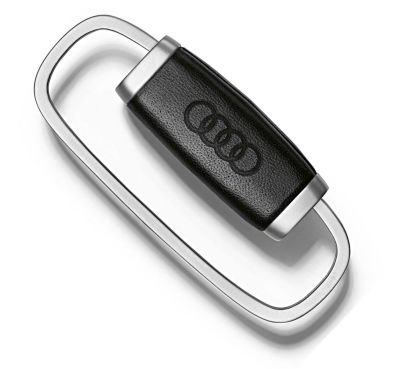 Брелок Audi Key ring steel - leather rings, артикул 3181400300