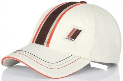 Бейсболка Audi Heritage unisex cap, white, артикул 3131200500