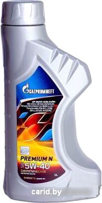 Моторное масло Gazpromneft Premium N 5W-40 1л