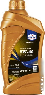 Моторное масло Eurol Super Lite 5W-40 1л