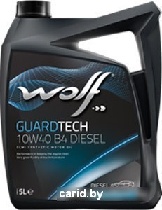 Моторное масло Wolf Guard Tech 10W-40 B4 Diesel 4л