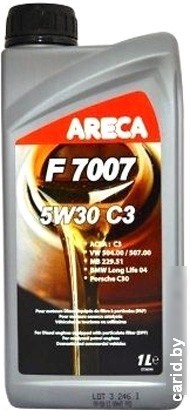Моторное масло Areca F7007 5W-30 C3 1л [11171]