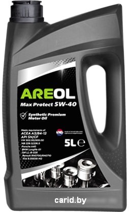 Моторное масло Areol Max Protect 5W-40 5л
