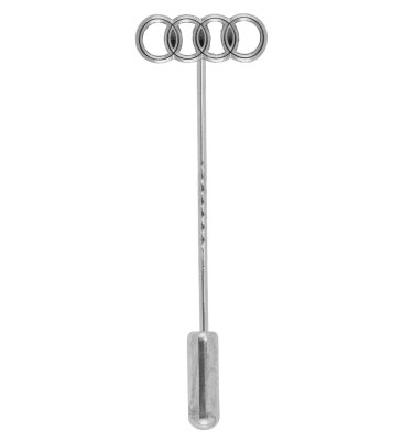 Булавка кольца Audi Rings Metall Pin, Silver, артикул 3191700200