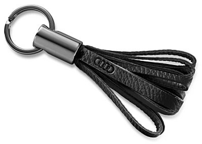 Брелок-кисточка Audi Key Ring, Metall - Leather, артикул 3181500801
