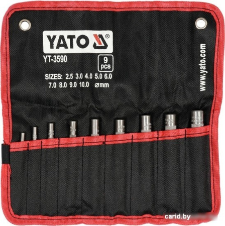 Специнструмент Yato YT-3590 (9 предметов)