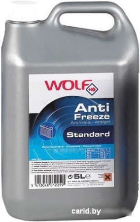 Охлаждающая жидкость Wolf G11 Anti-freeze Standard 4л