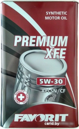 Моторное масло Favorit Premium XFE 5W-30 metal 1л