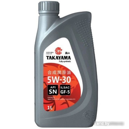 Моторное масло Takayama 5W-30 ILSAC GF-5 1 л