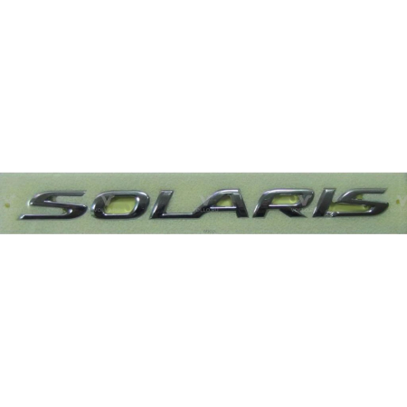 Эмблема (надпись) "SOLARIS" HYUNDAI-KIA 863134L000
