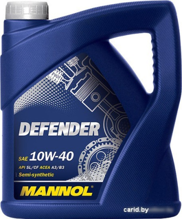Моторное масло Mannol Defender 10W-40 4л