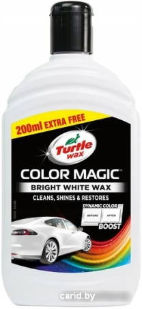 Turtle Wax Полироль Color Magic Bright White Wax 500 мл 52712