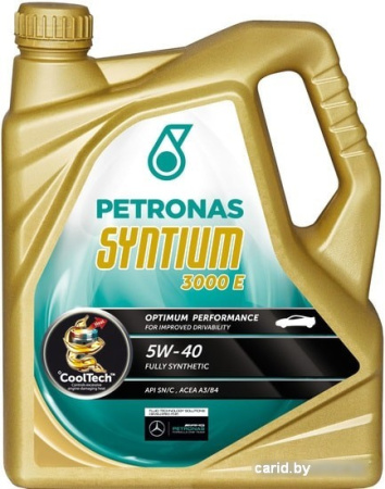Моторное масло Petronas Syntium 3000 E 5W-40 5л