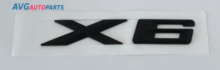 Эмблема (надпись) BMW "X6" черный AVG 322180