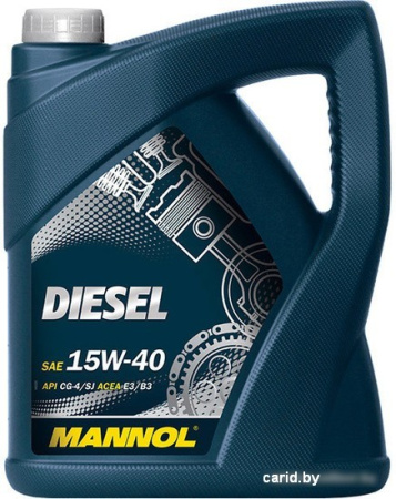 Моторное масло Mannol Diesel 15W-40 API CG-4/CF-4/CF/SL 5л