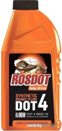 Тормозная жидкость Тосол-Синтез ROSDOT 4 LONG DRIVE 455г
