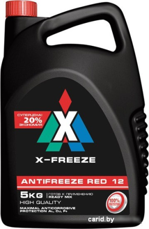 Охлаждающая жидкость Тосол-Синтез Classic X-Freeze G12 red 5л