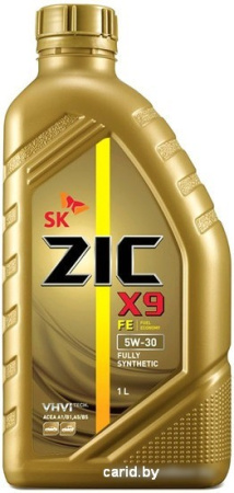 Моторное масло ZIC X9 FE 5W-30 1л