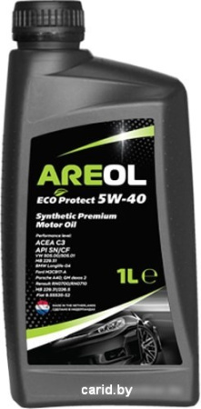 Моторное масло Areol Eco Protect 5W-40 1л