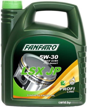 Моторное масло Fanfaro LSX JP 5W-30 4л