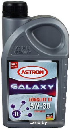 Моторное масло Astron Galaxy Longlife III 5W-30 1л