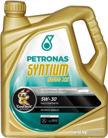 Моторное масло Petronas Syntium 5000 XS 5W-30 5л