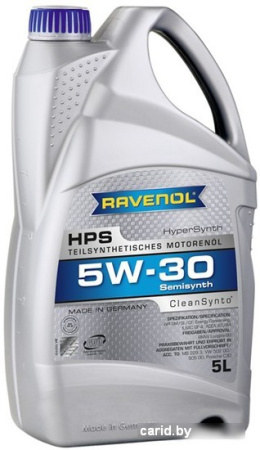 Моторное масло Ravenol HPS SAE 5W-30 5л