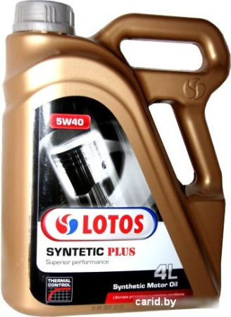 Моторное масло Lotos Synthetic Plus 5W-40 4л
