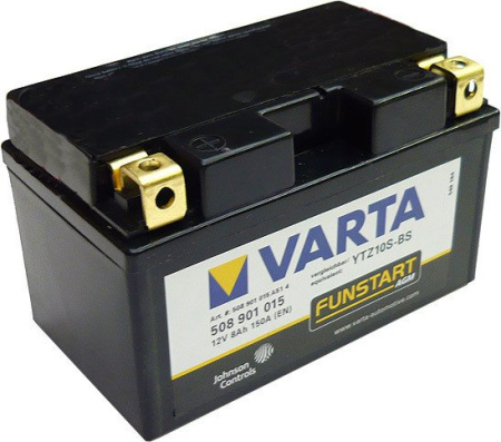 Мотоциклетный аккумулятор Varta Funstart AGM YTZ10S-BS 508 901 015 (8 А/ч)