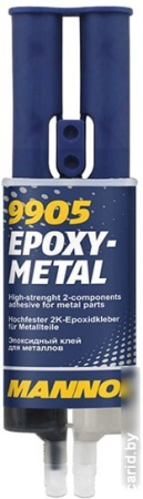 Mannol Двухкомпонентный клей для металла Epoxy-Metal 30г 9905