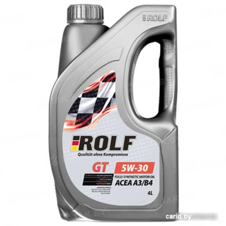 Моторное масло ROLF ROLF GT 5W-30 ACEA A3/B4