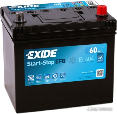 Автомобильный аккумулятор Exide Start-Stop EFB EL604 (95 А·ч)