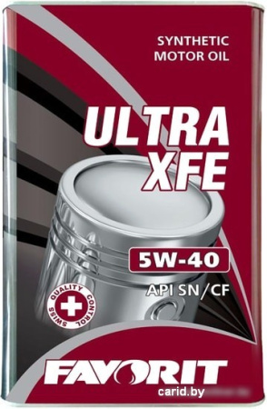 Моторное масло Favorit Ultra XFE 5W-40 metal 4л