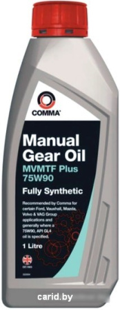 Трансмиссионное масло Comma MVMTF Plus 75W-90 1л