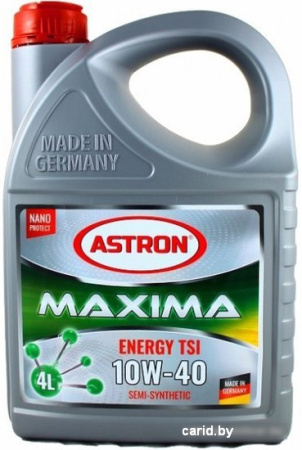 Моторное масло Astron Maxima Energy TSi 10W-40 4л