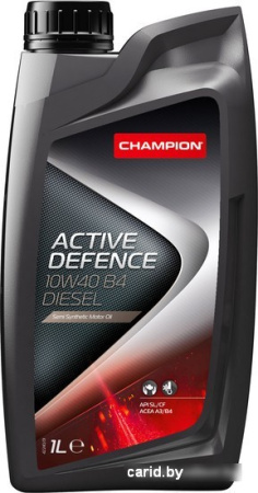 Моторное масло Champion Active Defence B4 10W-40 Diesel 1л