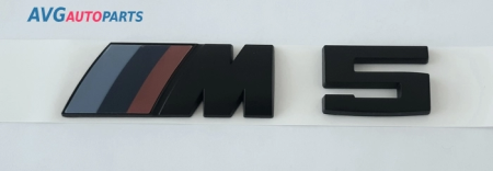 Эмблема (надпись) BMW "M5" черный AVG 322196