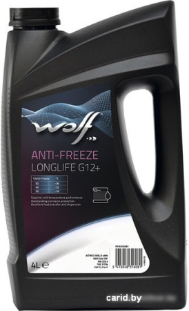 Wolf G12+ Anti-freeze LongLife 4л