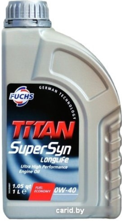 Моторное масло Fuchs Titan Supersyn Longlife 0W-40 1л