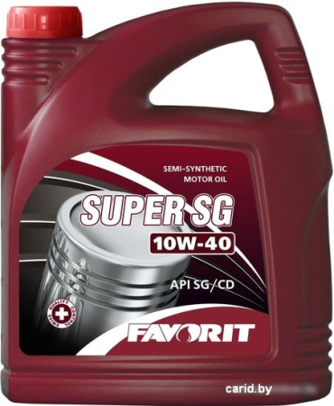 Моторное масло Favorit Super SG 10W-40 4.5л
