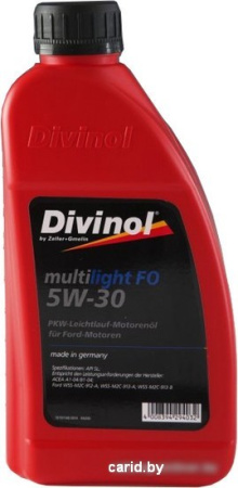 Моторное масло Divinol Multilight FO 5W-30 1л [49200-1]