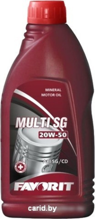 Моторное масло Favorit Multi SG 20W-50 1л