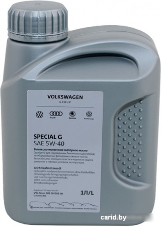 Моторное масло AUDI/Volkswagen Special G 5W-40 1л GR52502M2
