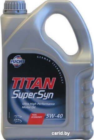 Моторное масло Fuchs Titan Supersyn 5W-40 20л