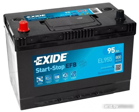 Автомобильный аккумулятор Exide Start-Stop EFB EL955 (95 А·ч)