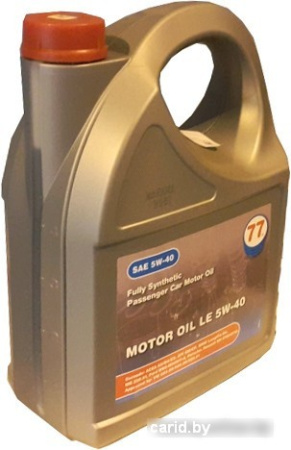 Моторное масло 77 Lubricants LE 5W-40 5л