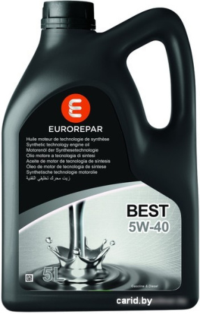 Моторное масло Eurorepar Best 5W-40 5л