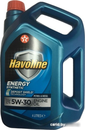 Моторное масло Texaco Havoline Energy 5W-30 4л